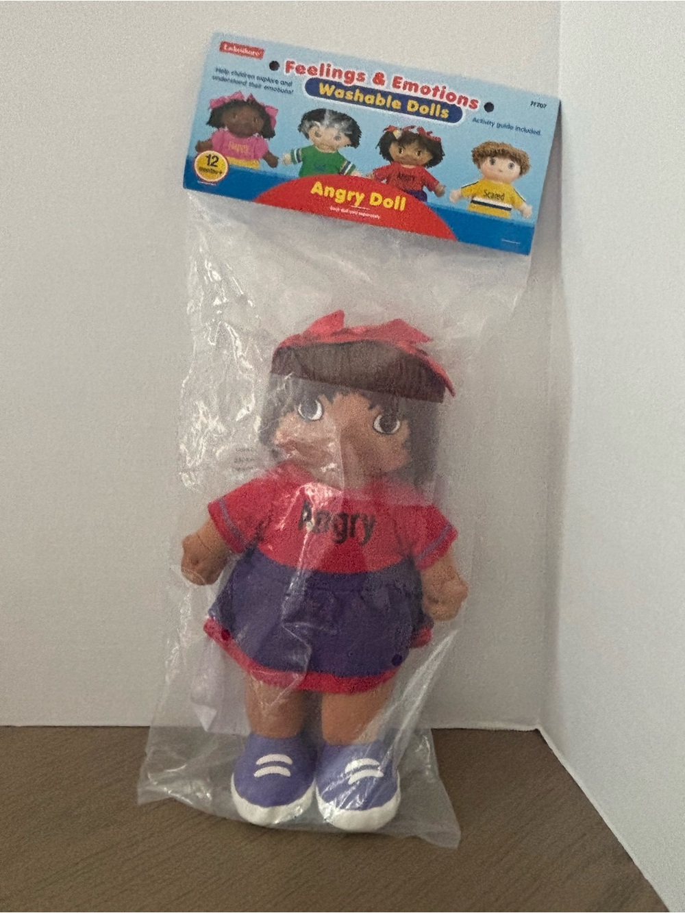 Lakeshore Feelings and Emotion Soft Doll NEW SEALED 12" Angry Plush